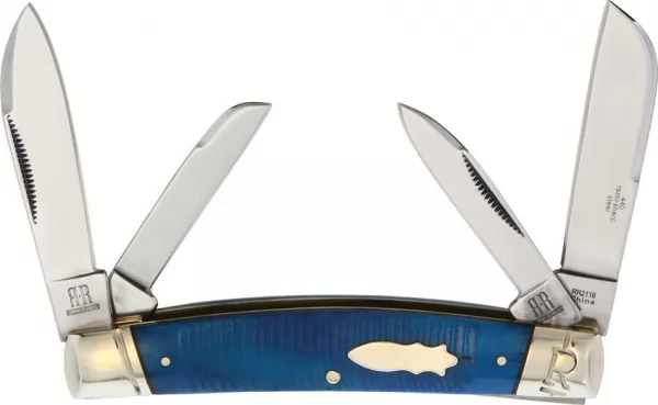 Rough Ryder Black and Blue Congress knives RR2118