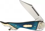 Rough Rider Black and Blue Leg Knife - RR2122