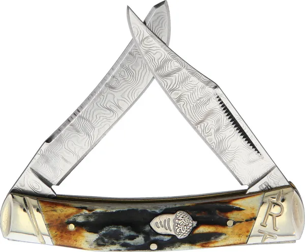 Rough Rider Small Moose Cinnamon Stag knives RR2157
