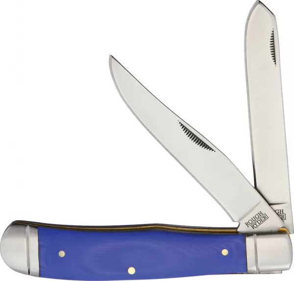 Rough Rider Trapper Blue G10 knives RR2168