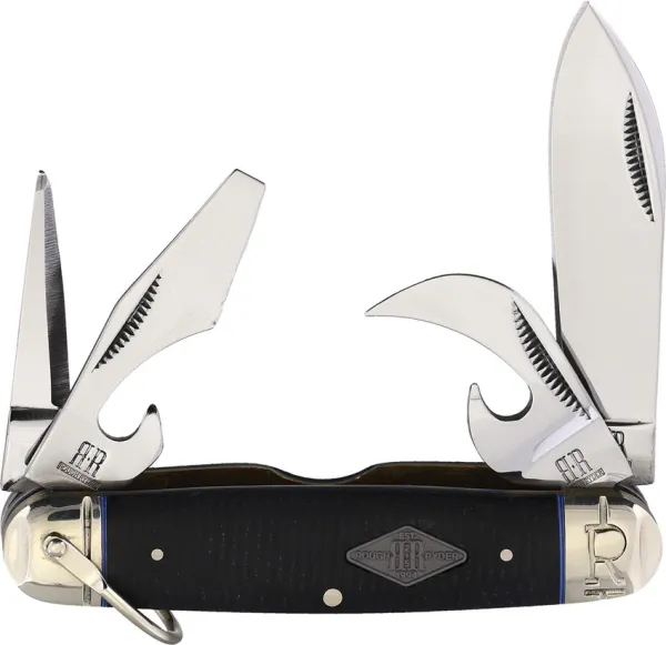 Rough Rider Scout Black Micarta knives RR2215