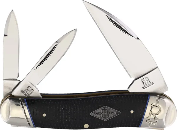 Rough Rider Seahorse Whittler Black Mica knives RR2217