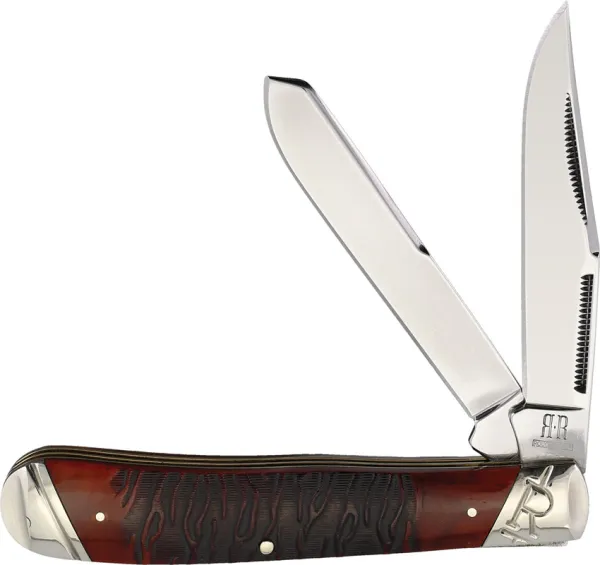 Rough Ryder Tiger Trapper knives RR2218