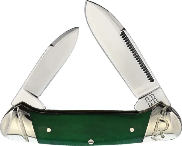 Rough Ryder Mini Canoe Green knives RR2229