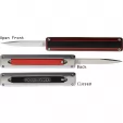 Rough Rider Zipper Red G10 knives RR2242