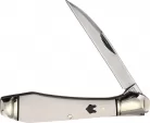 Rough Rider Wharncliffe Folder White Mic - RR2308