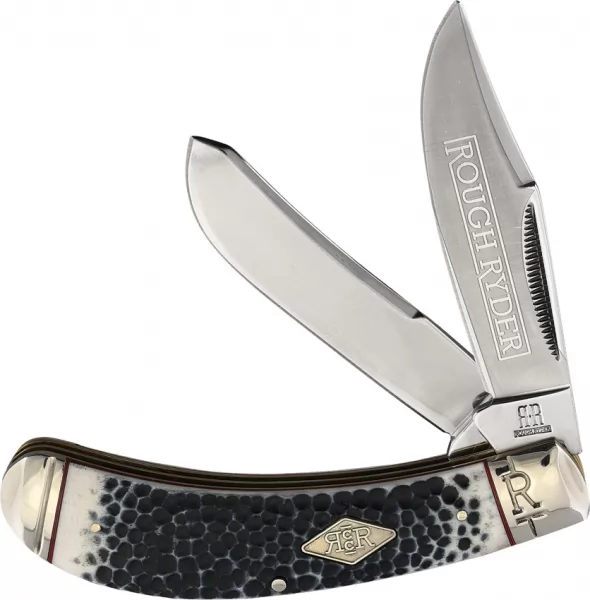 Rough Rider Buckshot Bone Bow Trapper knives RR2322