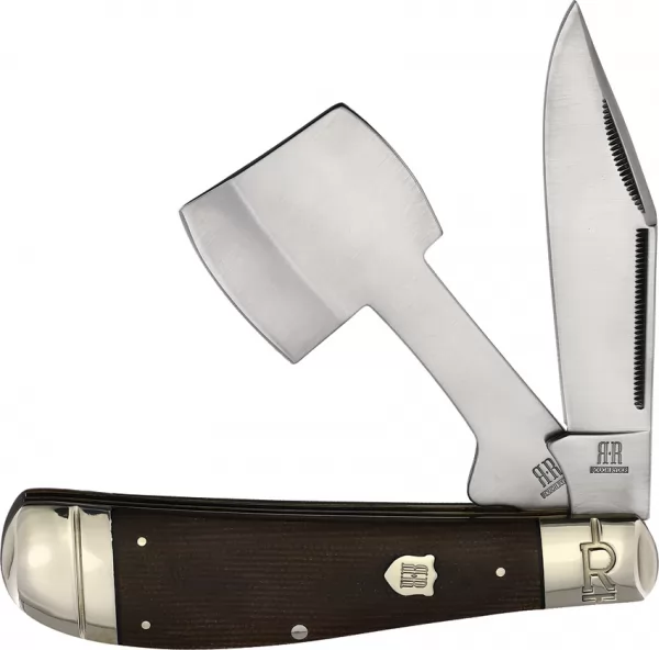 Rough Rider Pocket Chopper Brown Burlap knives RR2339