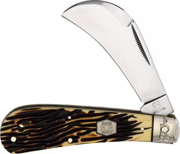 Rough Rider Hawkbill Tuff Stag knives RR2361