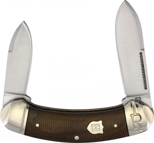 Rough Rider Bow Canoe Brown Burlap knives RR2376