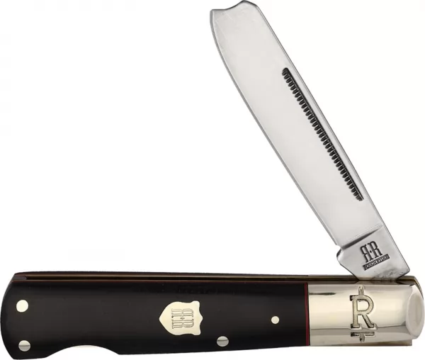 Rough Rider Razor Lock Black Micarta knives RR2381