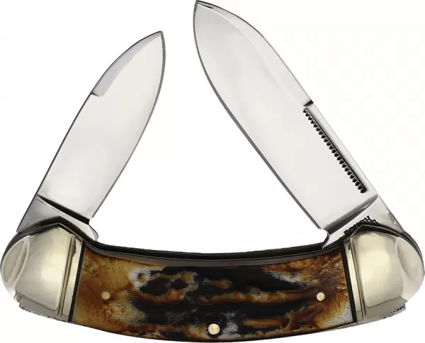 Rough Rider Bow Canoe Cinnamon Bone knives RR2428