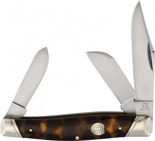 Rough Rider Stockman Imitation Tortoise knives RR2439