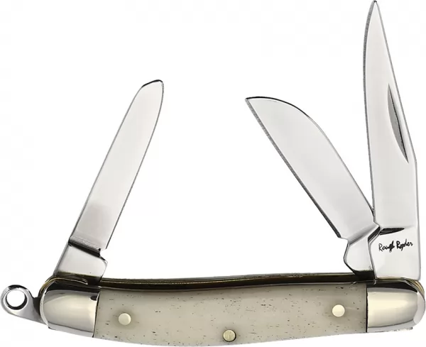 Rough Rider Stockman White Bone knives RR2460
