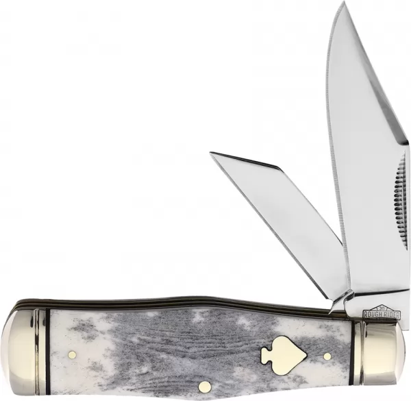 Rough Rider Black Appaloosa Coke Bottle knives RR2485