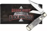 Rough Rider Black Appaloosa Coke Bottle knives RR2485