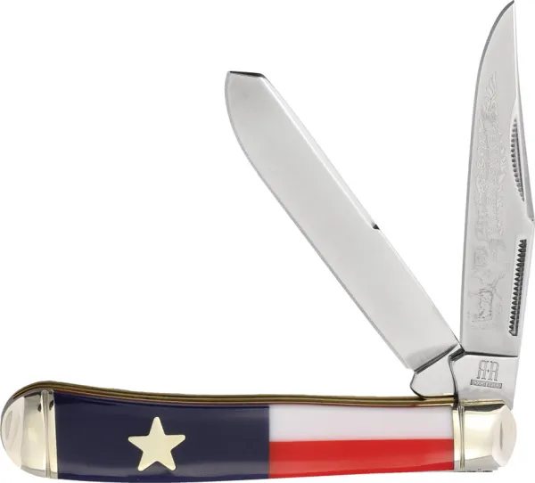 Rough Rider Texas Star Trapper knives RR2499