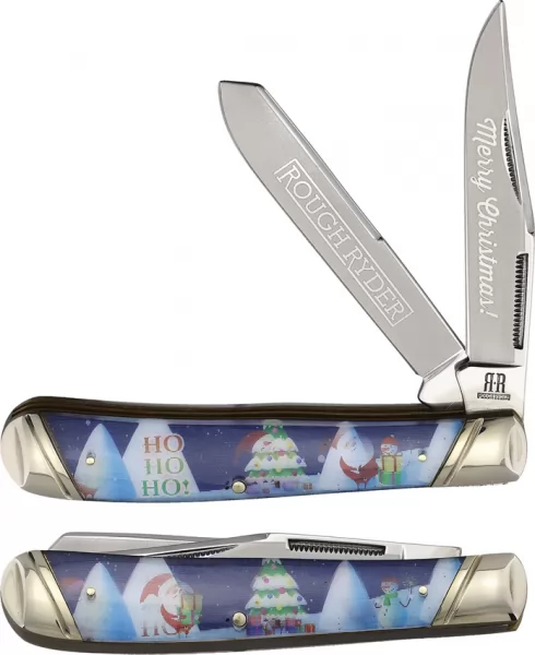 Rough Ryder Christmas Trapper 2022 knives RR2521