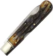 Rough Rider Lockback Cinnamon Bone Damascu knives RR2524