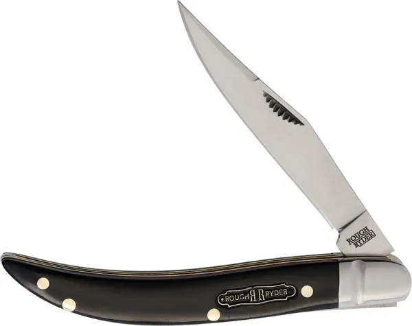 Rough Rider Bearhead Toothpick Black Smoot RR2565