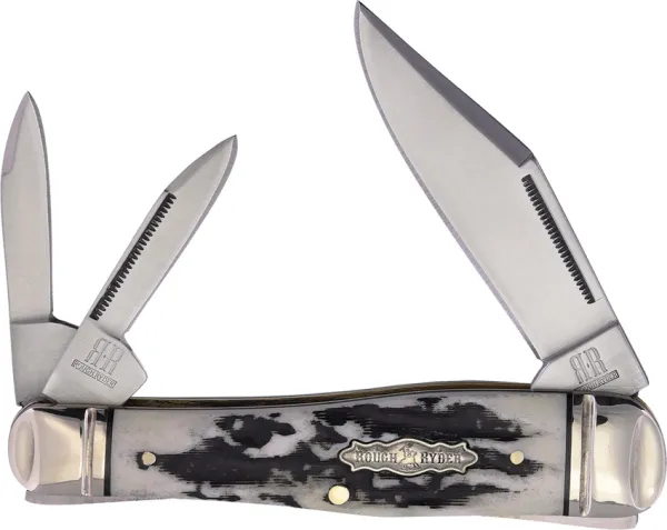 Rough Rider Whittler Black Stag Bone knives RR2574