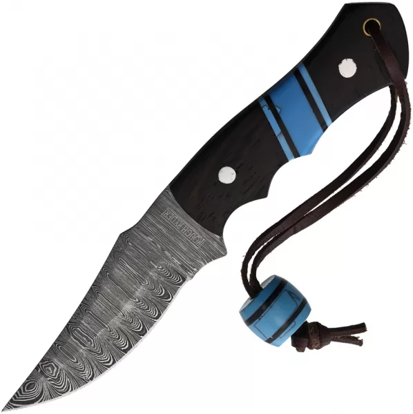 Rough Rider Fixed Blade Turq and Wood knives RR2592
