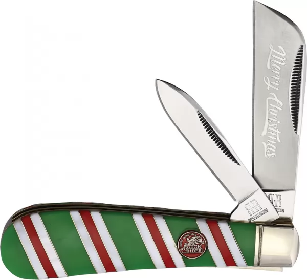 Rough Rider Half Hawk Merry Christmas 30th knives RR2595