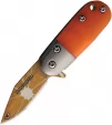Rough Rider Mean Tangerine Linerlock - RR2604