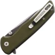 Rough Rider 1st Infantry Linerlock Grn G10 knives RR2672