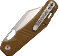 Rough Rider Coyote Tan Tanto Linerlock knives RR2688