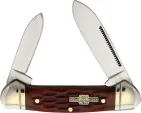 Rough Rider Red Jigged Bone Mini Canoe Knife RR271