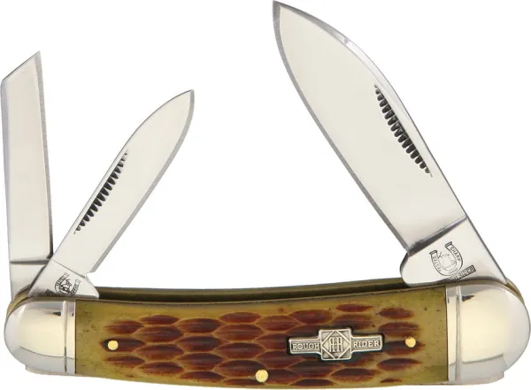 Rough Rider Whittler Amber Bone knives RR375