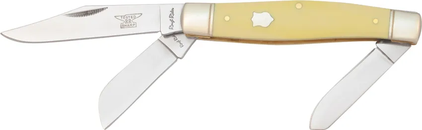 Rough Ryder Large Stockman Yellow knives RR603