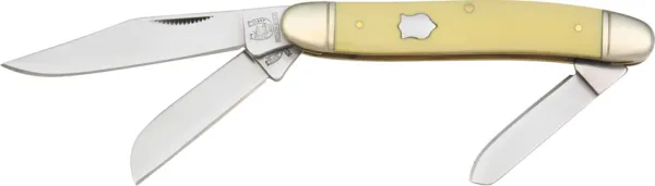 Rough Ryder Stockman Yellow Synthetic knives RR725