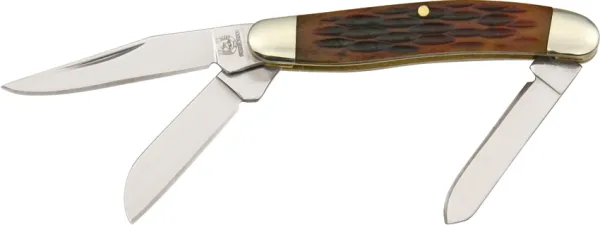 Rough Rider Tiny Stockman Amber Bone knives RR814