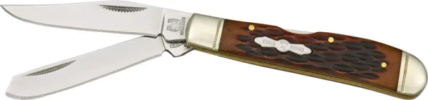 Rough Ryder Mini Trapper Amber Bone knives RR948
