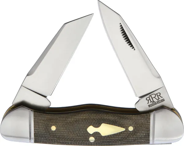 Rough Ryder Reserve Kayak D2 Natural Tan Micarta RRR002