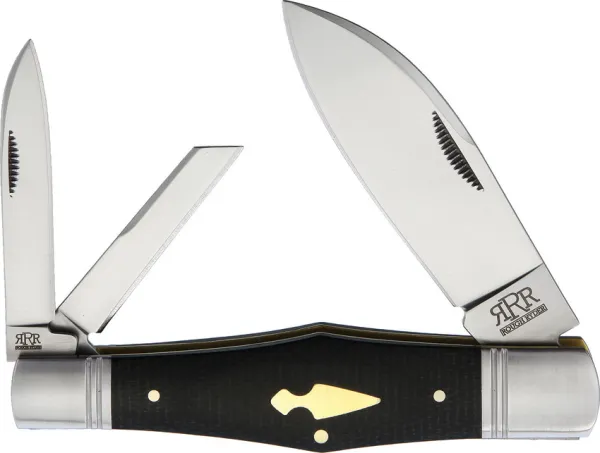 Rough Ryder Reserve Swell Center Whittler D2 Black RRR003