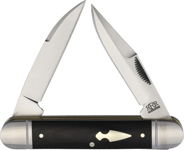 Rough Ryder Reserve Hedgehog D2 Black Micarta RRR005