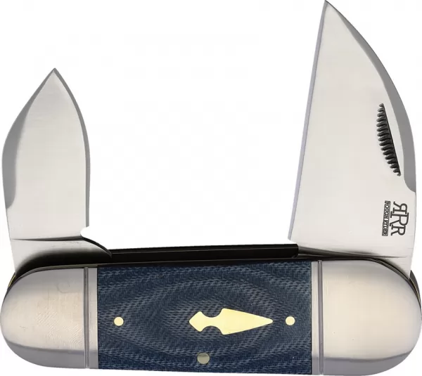 Rough Rider Reserve Rhino Toe Denim Micarta RRR006