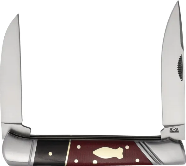 Rough Rider Reserve Red Micarta 2 Blade Folder RRR043