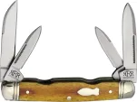 Rough Rider Reserve 4 blade Congress Tobacco Bone - RRR051