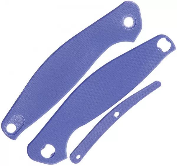 Real Steel E771 G10 Handle Set Blue RS1124BL