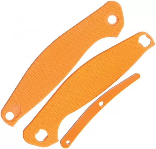 Real Steel E771 G10 Handle Set Orange RS1124OR