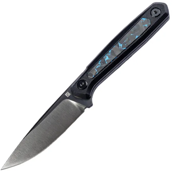 Real Steel Dex Apex Fixed Blade Blue CF RS3501FB
