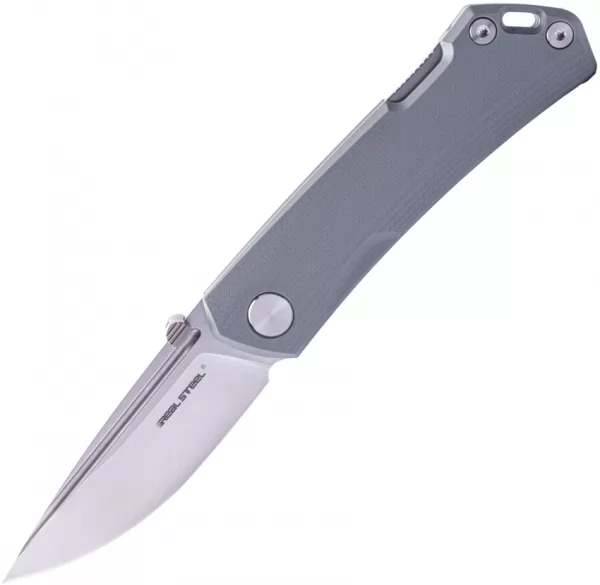 Real Steel Luna Maius Lockback Gray RS7091EG