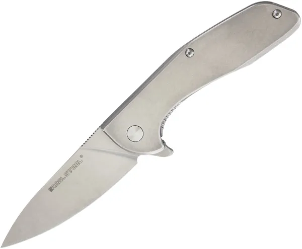 Real Steel E571 Framelock Stonewash RS7131