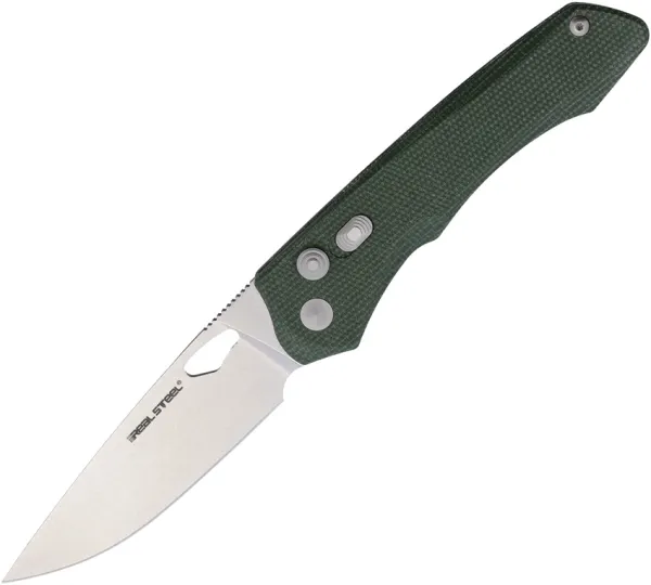 Real Steel Griffin Pro Button Lock Grn Mi RS7131GM