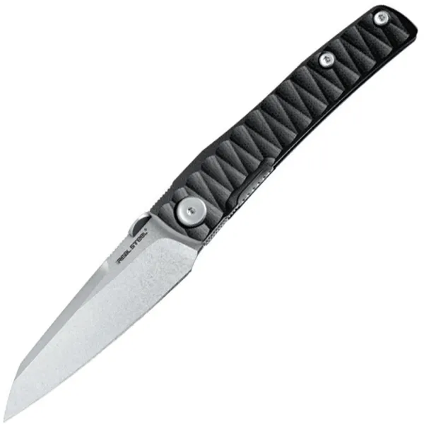 Real Steel Destra Linerlock Black G10 RS7222B