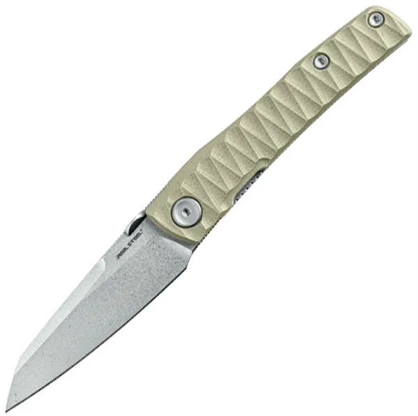 Real Steel Destra Linerlock Coyote G10 RS7222C
